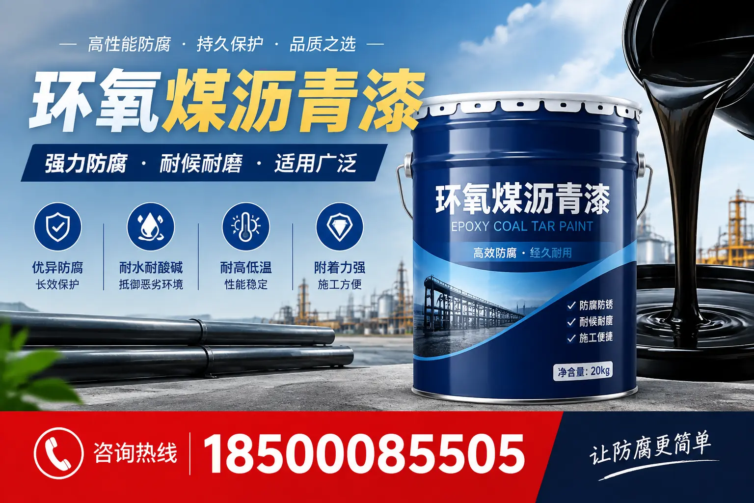 环氧煤沥青漆在不同气候条件下的表现分析,昆玉适用性